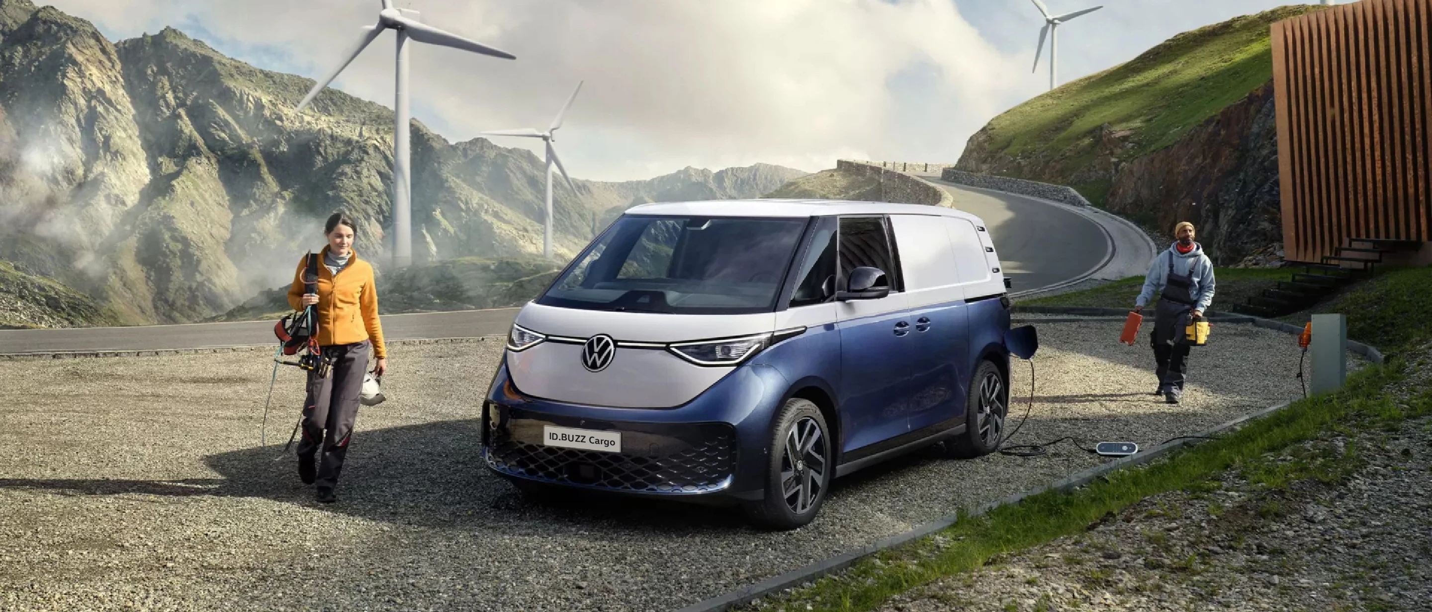 Sitoweb Banner Veicolo Desktop ID.Buzz Cargo